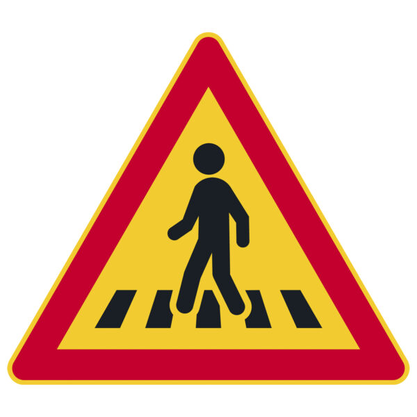 A15 Suojatien ennakkovaroitus