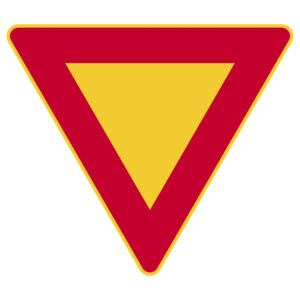 B5 Väistämisvelvollisuus risteyksessä