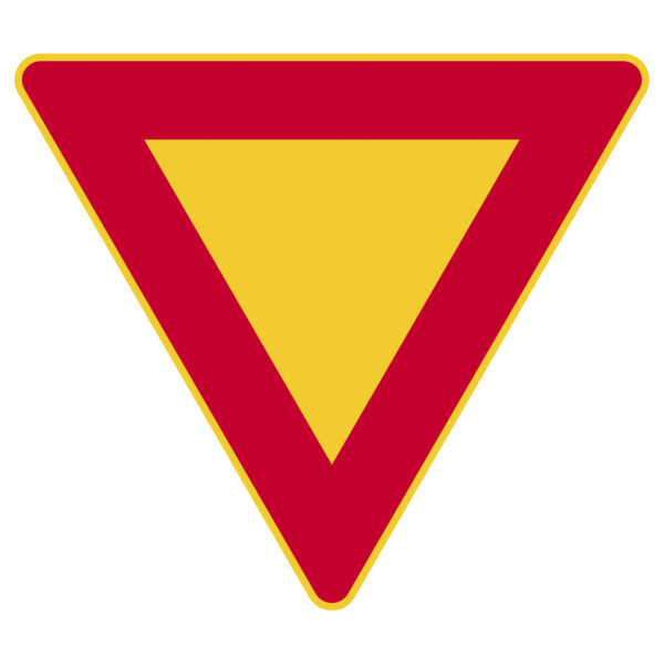 B5 Väistämisvelvollisuus risteyksessä