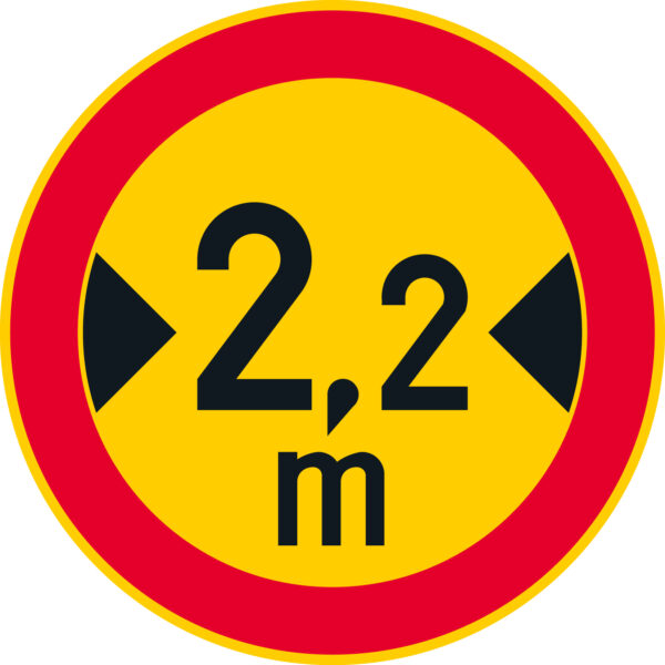 C21 Ajoneuvon suurin sallittu leveys