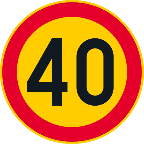 C32.4 Nopeusrajoitus - 40