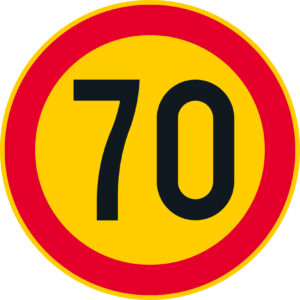 C32.6 Nopeusrajoitus - 70