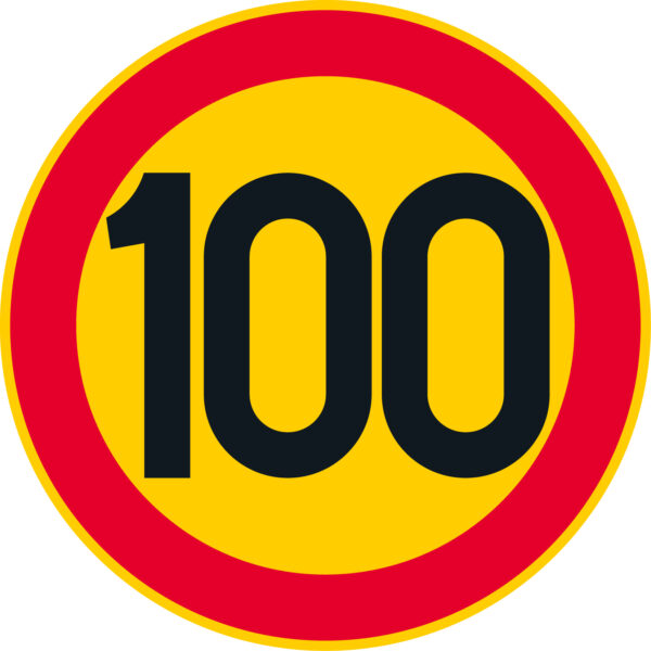 C32.8 Nopeusrajoitus - 100