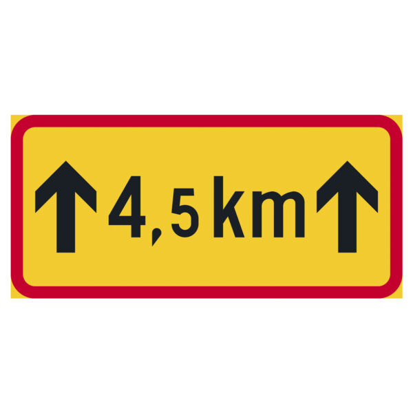 Liikennemerkki H3 vaikutusalueen pituus
