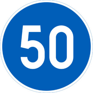 D10 Vähimmäisnopeus - 50