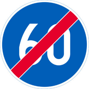 D11.2 Vähimmäisnopeus päättyy - 60