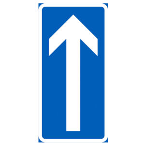 E14.1 Yksisuuntainen tie