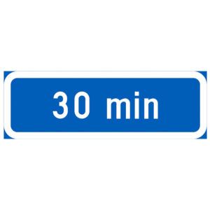 H18 aikarajoitus "x min"