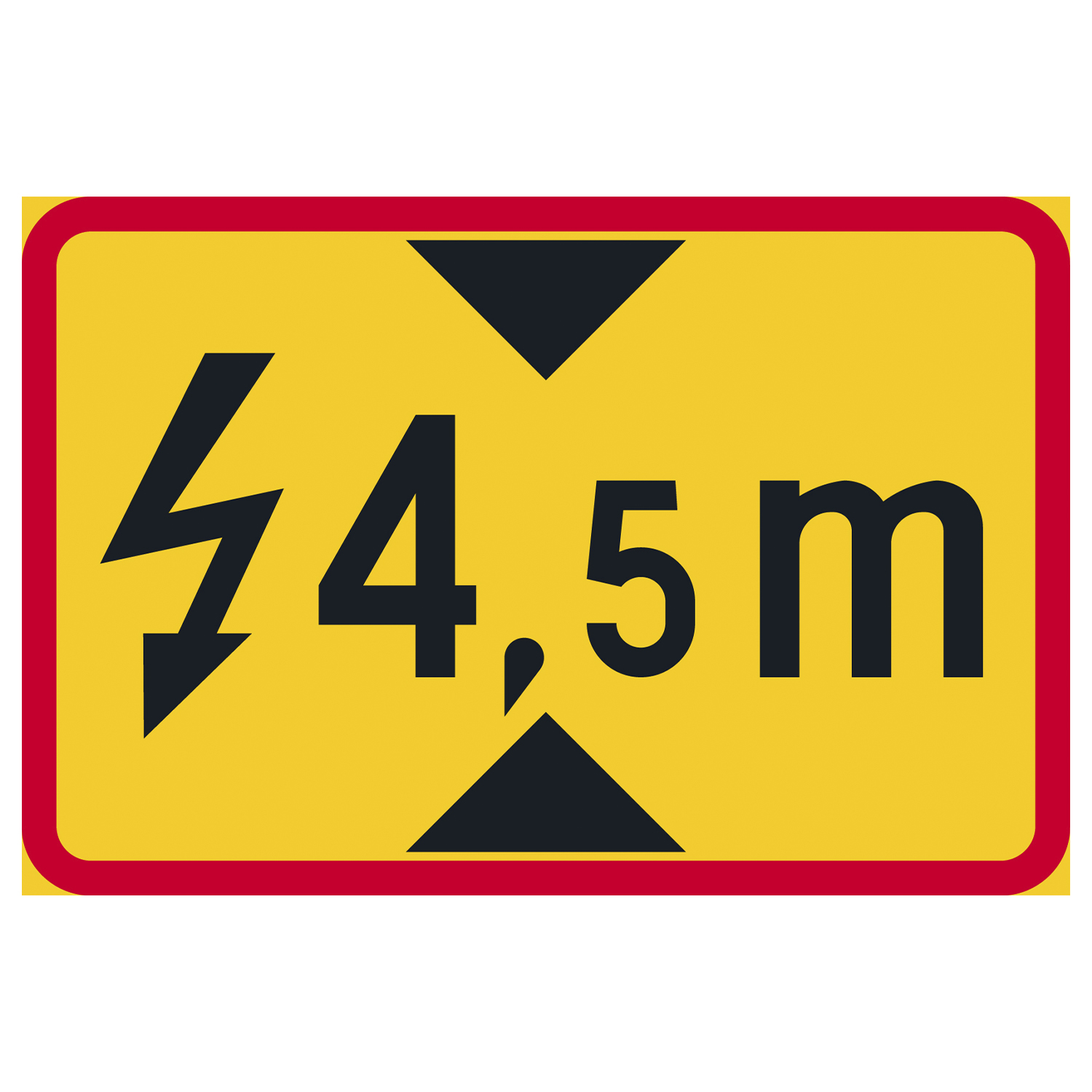 H8 sähköjohdon korkeus - symboli + "xx m"