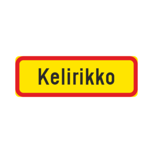 LM H24 Tekstillinen lisäkilpi - "Kelirikko" (Alumiini, 600x200, R1, PK, N, CE, )